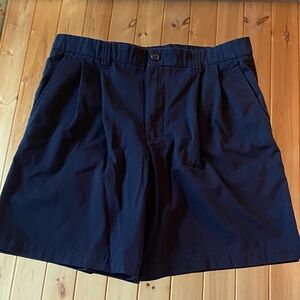 NWOT Cherokee Dark Blue pleated Front Shorts